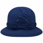 Beams Plus Men's Jungle Ripstop Bucket Hat in Navy