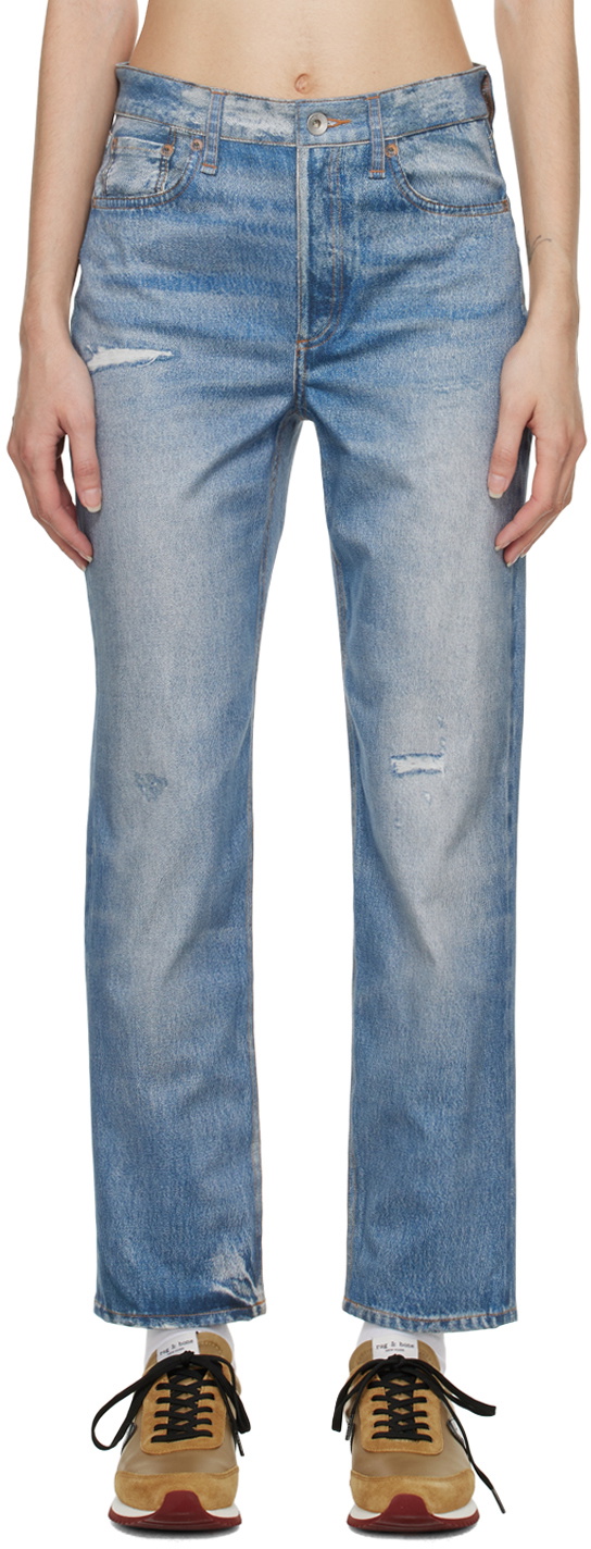 Rag & Bone Blue Miramar Jeans Rag And Bone