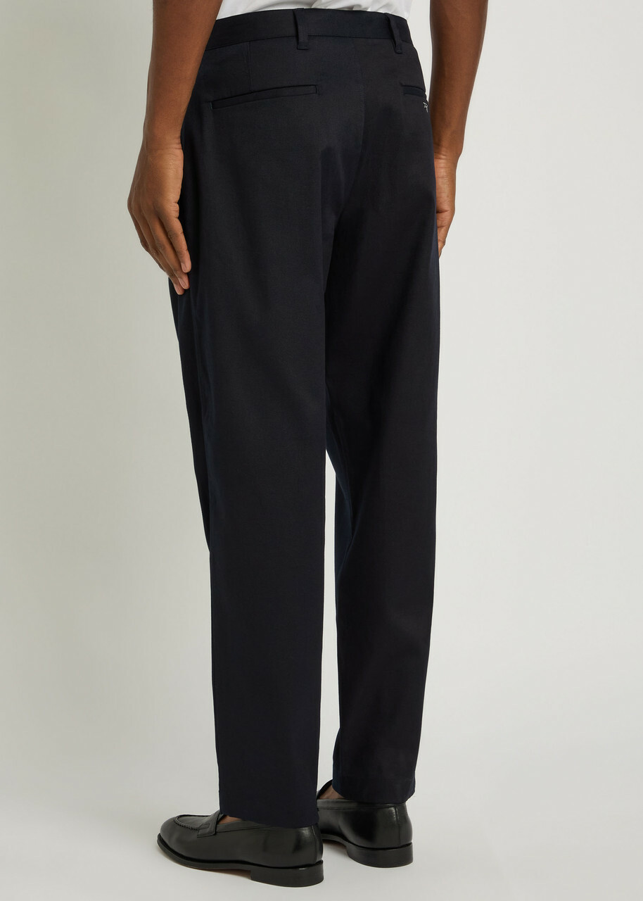 PS Paul Smith Tapered-leg Chino Trousers Navy