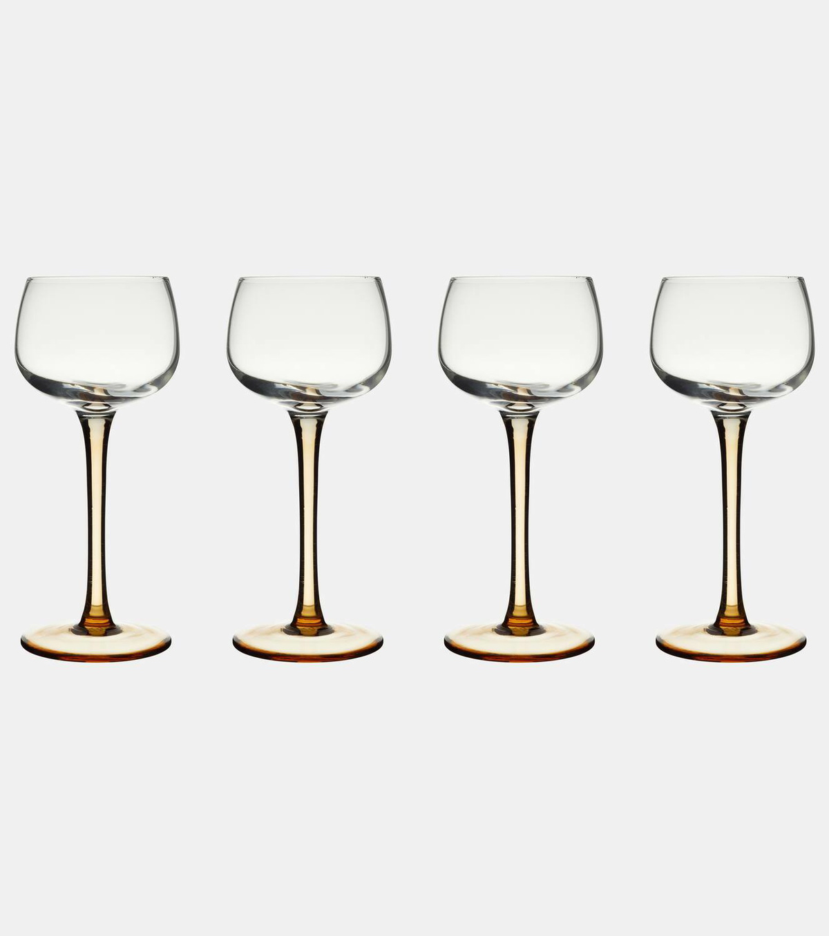 Bitossi Diseguale set of 4 cordial glasses