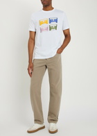 PS Paul Smith Tapes Printed Cotton T-shirt White