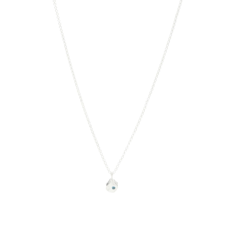 Photo: Simuero Por Un Perro Necklace in Silver/Blue 