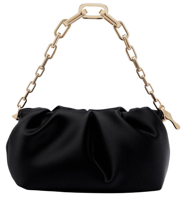 Photo: Christian Louboutin Eva Small satin shoulder bag