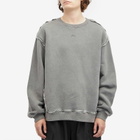 A-COLD-WALL* Men's Facade Crew Sweatshirt in Black Onyx