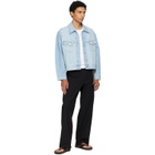 Studio Nicholson Blue Derby Denim Jacket