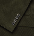 Richard James - Dark-Green Slim-Fit Cotton-Corduroy Suit Jacket - Dark green