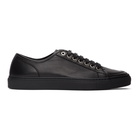 Brioni Black Leather Classic Sneakers