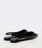 Prada Leather slingback ballet flats