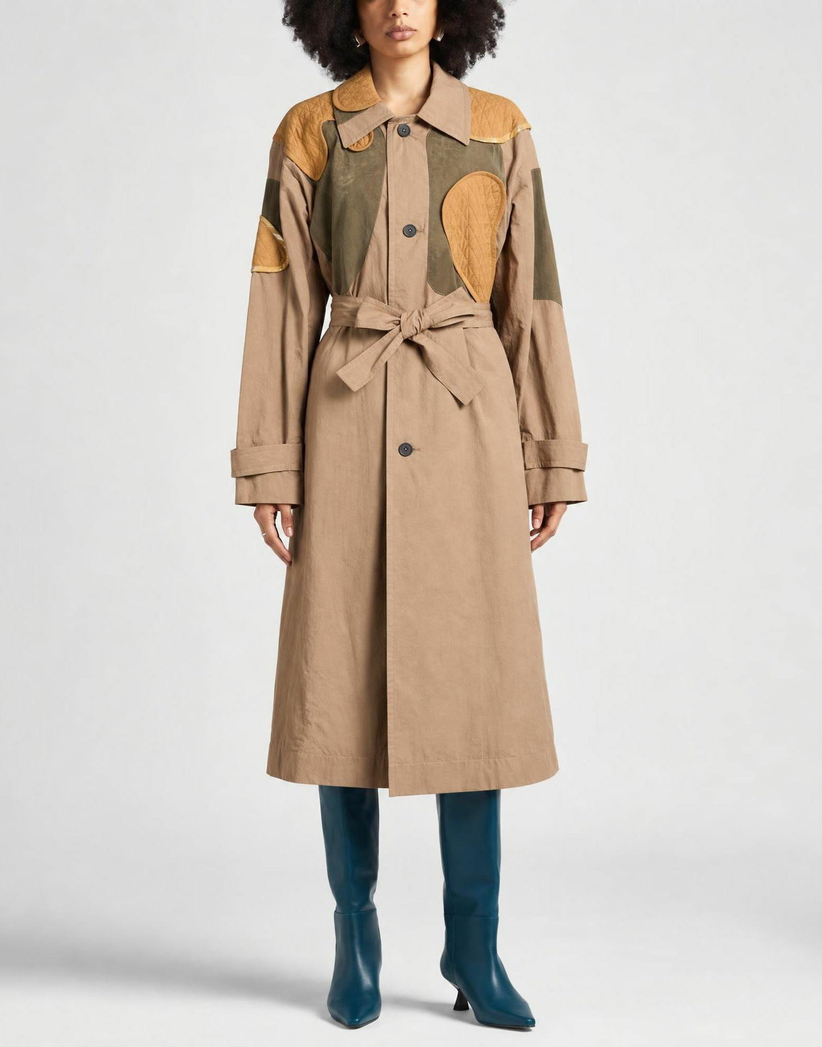 Craig Green Womens Overcoat & Trench Coat Khaki