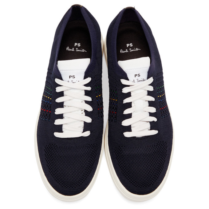 PS by Paul Smith Navy Doyle Knit Sneakers PS by Paul Smith