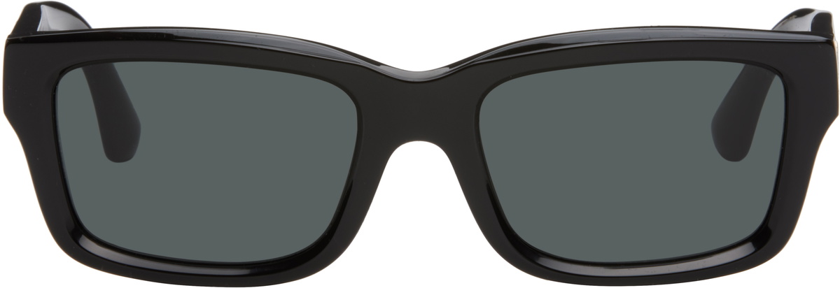 Burberry Black Rectangular Sunglasses Burberry display picture 3