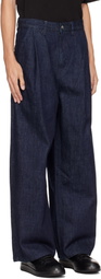 The Frankie Shop Navy Drew Jeans