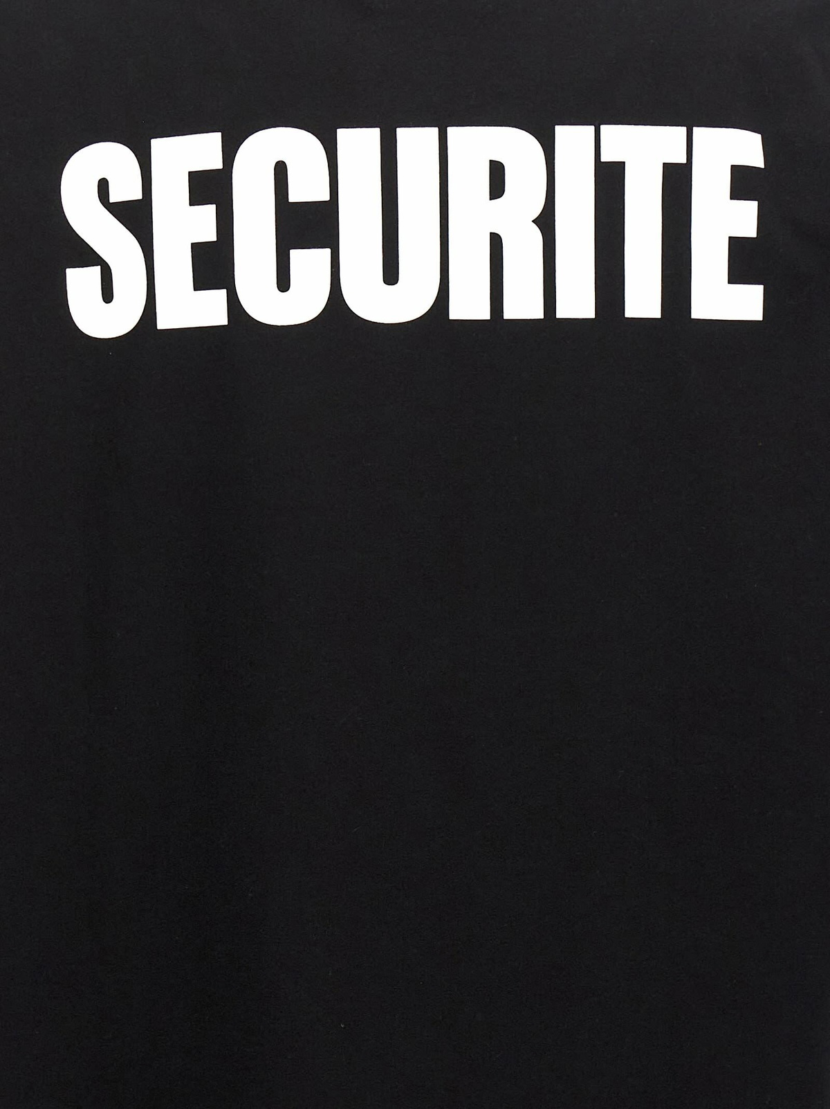 VETEMENTS polizei/securite T-shirt