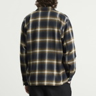 Second/Layer Men's Second Layer Logan Ombre Long Sleeve Check Shirt in Olive Check
