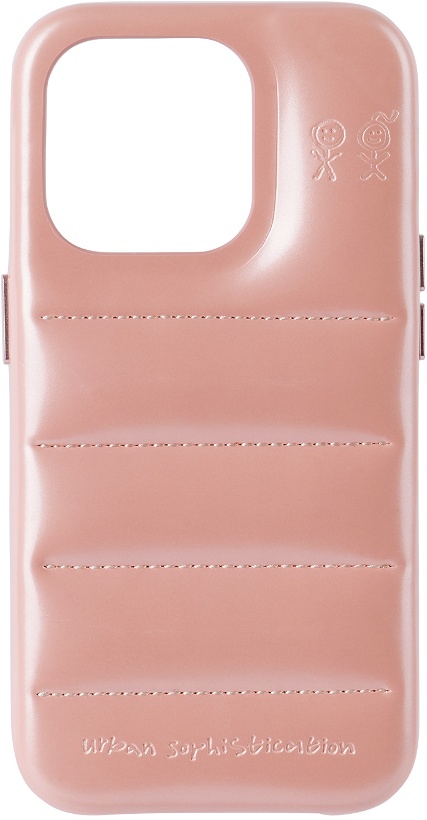 Photo: Urban Sophistication Pink 'The Puffer' iPhone 15 Pro Case