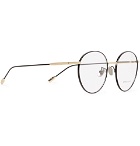 Bottega Veneta - Round-Frame Titanium Optical Glasses - Men - Black