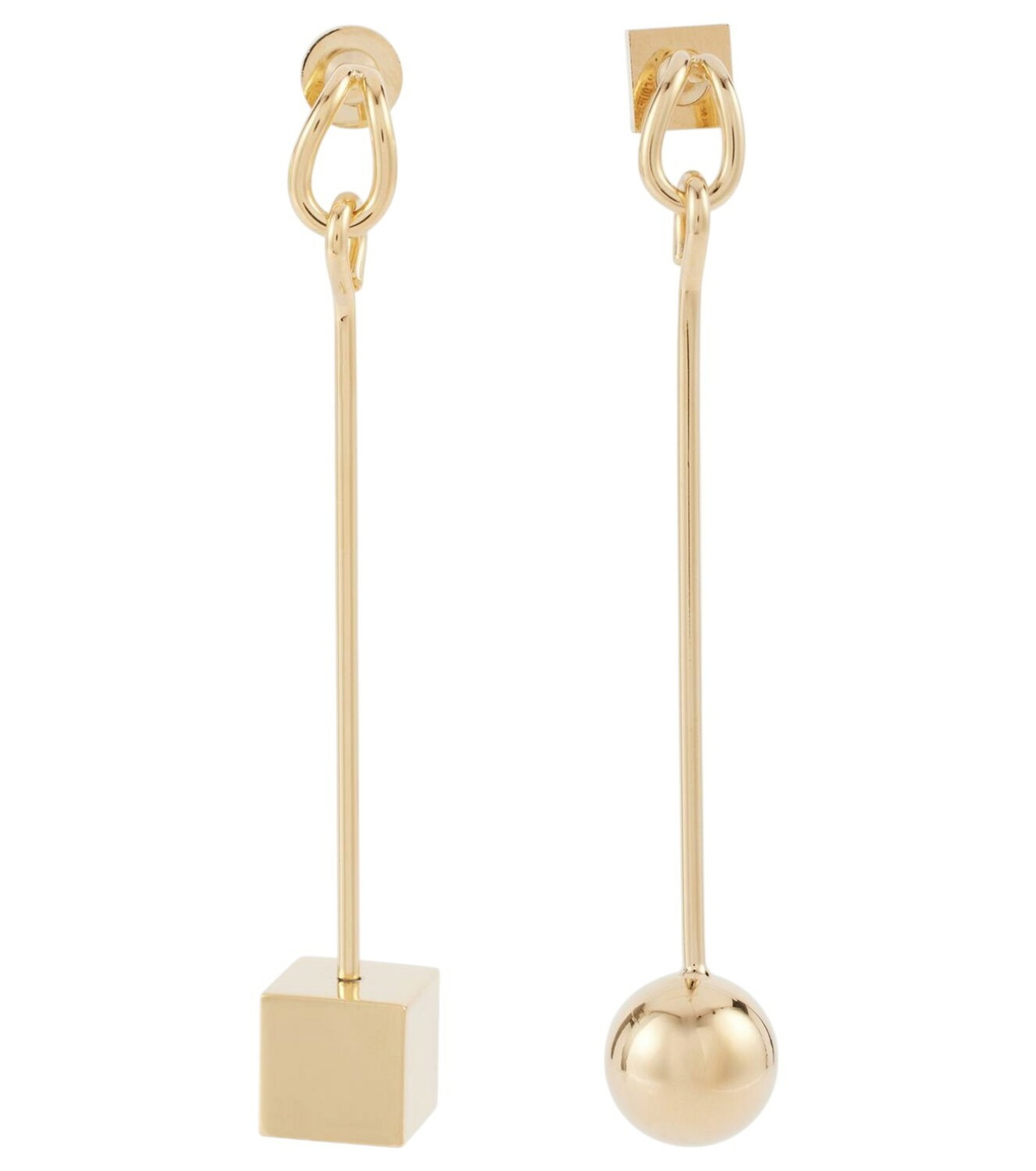 JACQUEMUS Gold La Casa 'Les boucles Nodo' Earrings Jacquemus