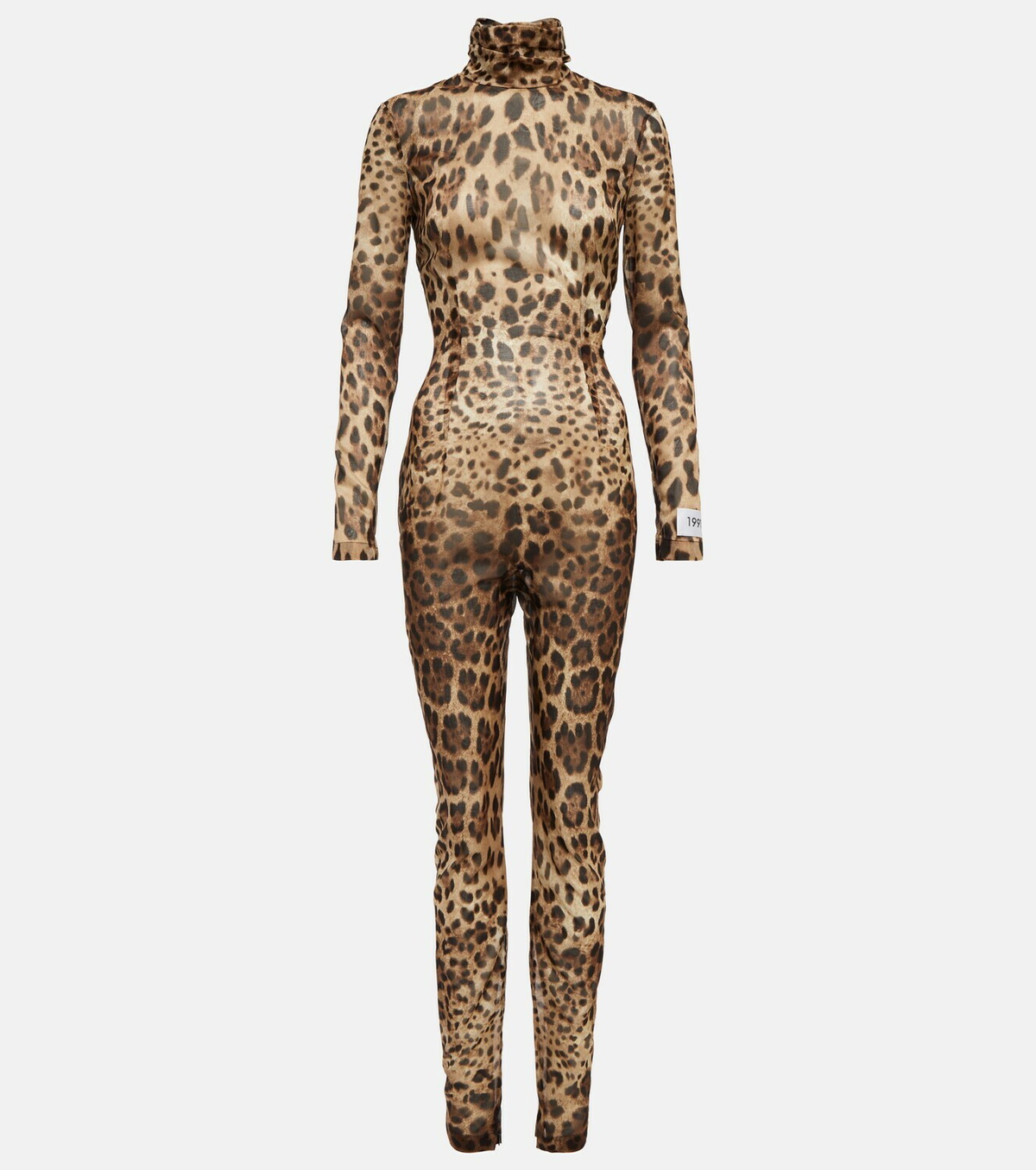 Dolce&Gabbana - x Kim leopard-print silk-blend jumpsuit