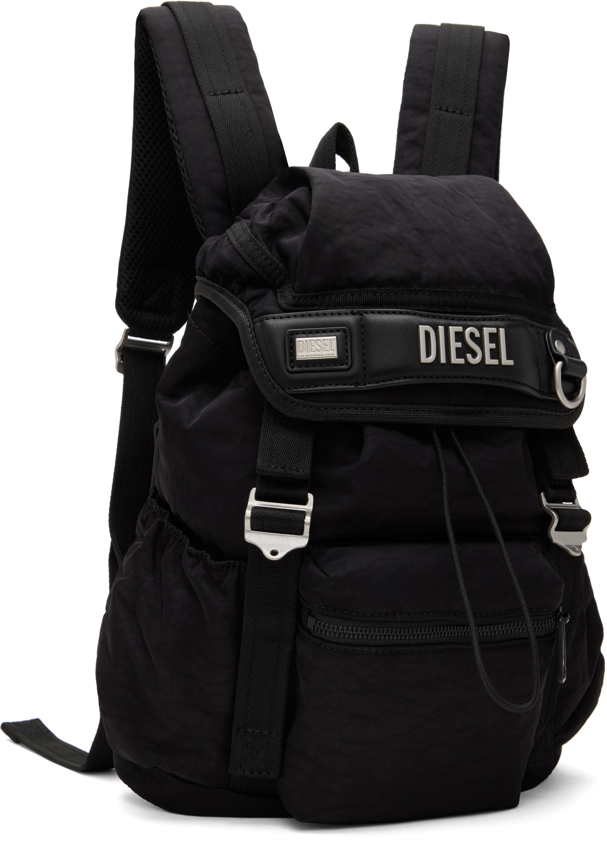 Diesel Black Logos S Backpack Diesel