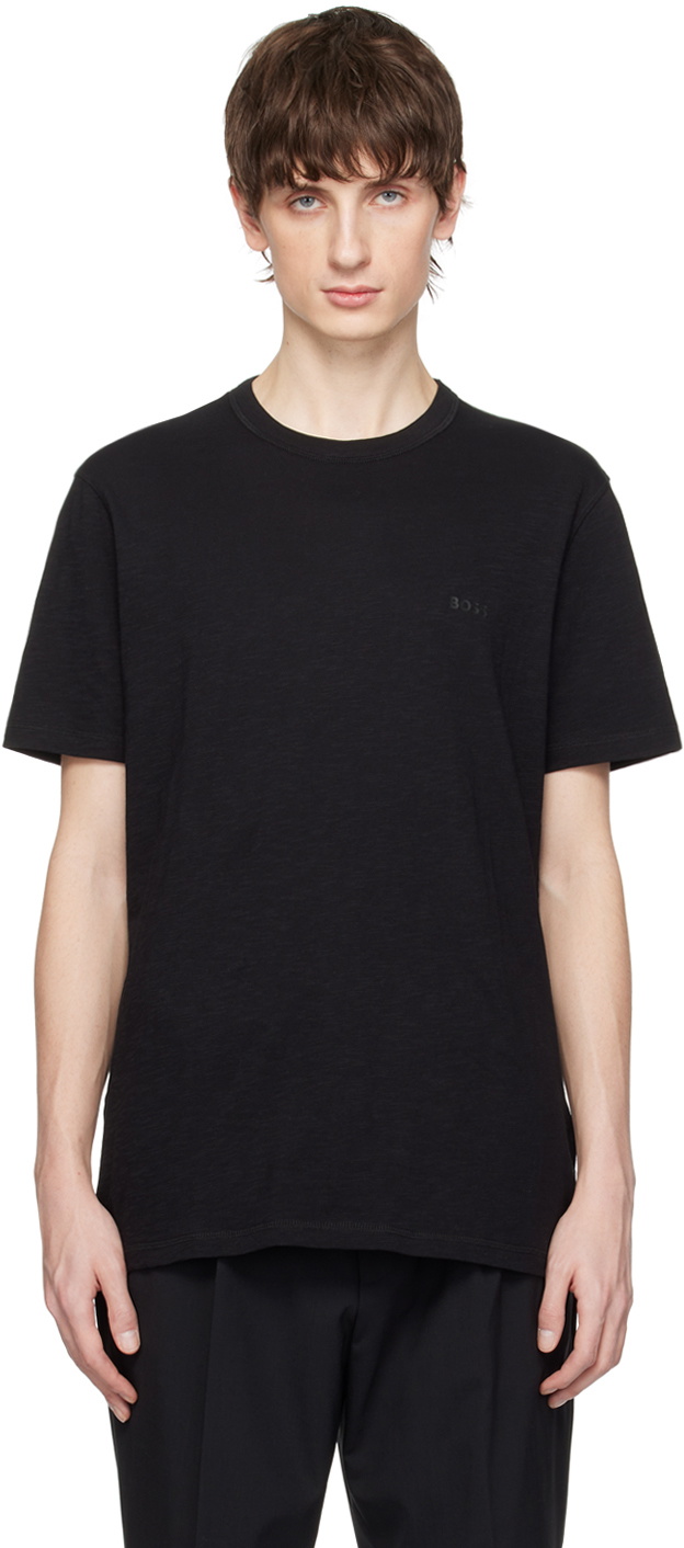 BOSS Black Bonded T-Shirt BOSS