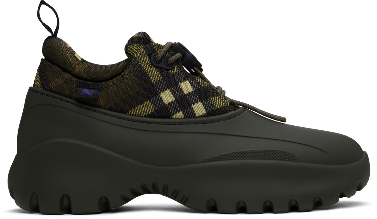 Burberry Khaki Check Scoot Trek Derbys