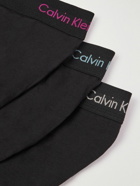 Calvin Klein Underwear - Three-Pack Stretch-Cotton Briefs - Black