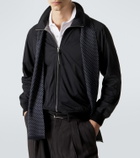 Tom Ford Leather-trimmed jacket