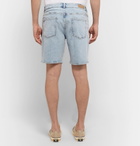 NN07 - Slim-Fit Washed Stretch-Denim Shorts - Men - Light denim