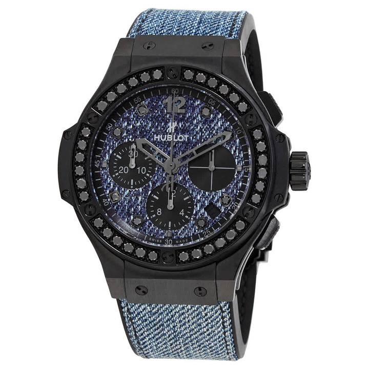 Photo: Hublot Big Bang Jeans Chronograph Automatic Crystal Unisex Watch 341.CX.2740.NR.1200.JEANS