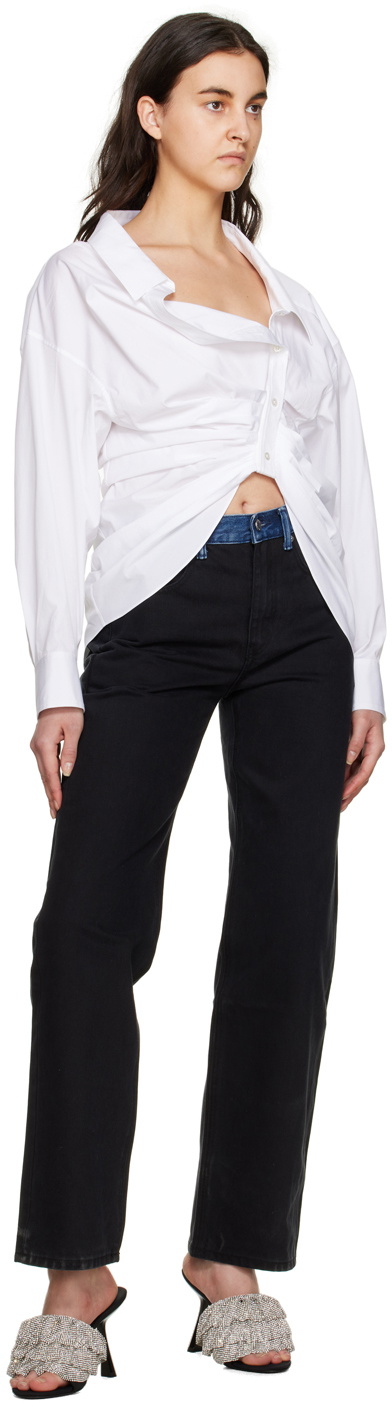 Alexander Wang White Asymmetrical Shirt Alexander Wang
