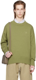 AMI Paris Khaki Ami de Cœur Sweater