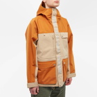 Human Made Men's Rain Jacket in Orange