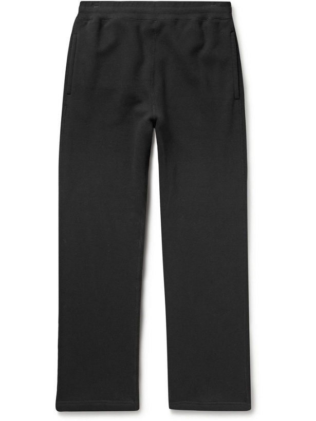 Photo: The Row - Dolin Organic Cotton-Jersey Sweatpants - Black