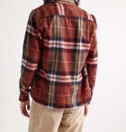 YMC - Curtis Checked Wool-Blend Shirt - Red