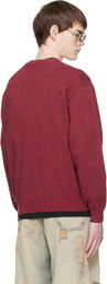 Kenzo Red Kenzo Paris 'KENZO Boke Heart' Sweater