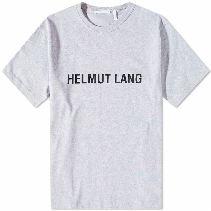 Photo: Helmut Lang Men's Core Logo T-Shirt in Vapor Heather