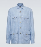 Rubinacci Linen field jacket