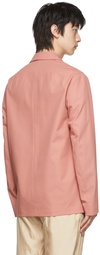 Dries Van Noten Pink Cotton Blazer