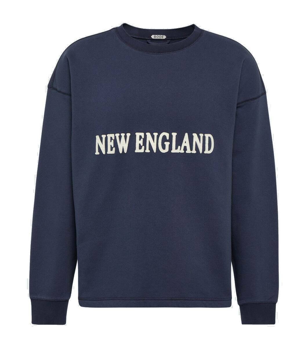 Bode Blue Vermont Keepsake Sweatshirt Bode