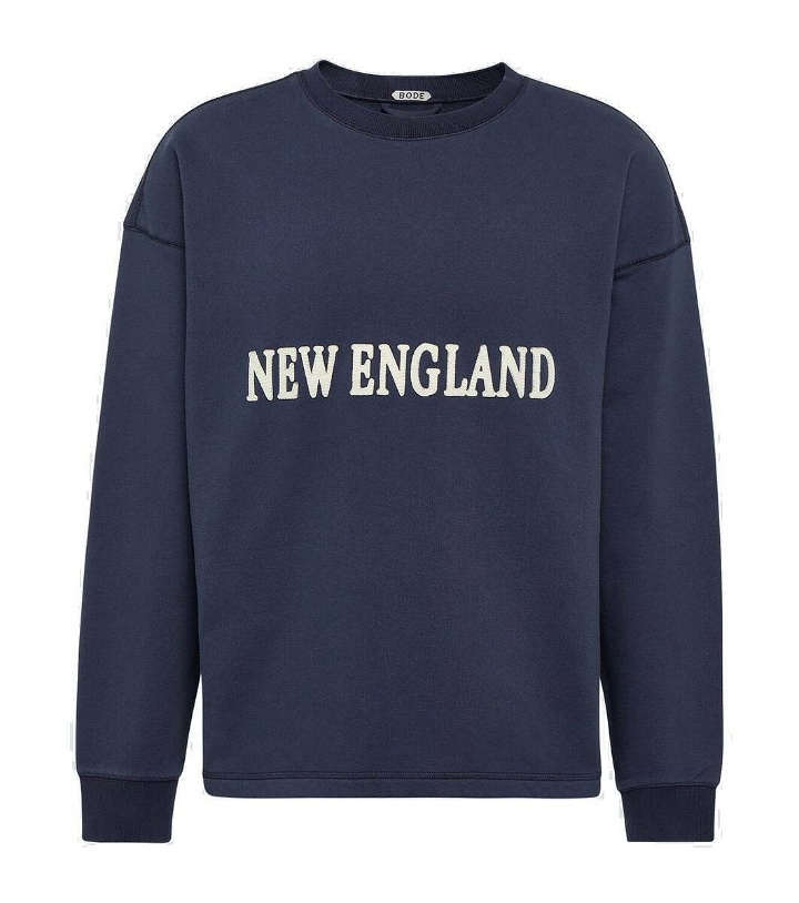 Photo: Bode New England cotton jersey sweatshirt