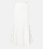 Roland Mouret Crêpe midi skirt