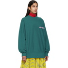 Calvin Klein 205W39NYC Green Oversized Sweatshirt