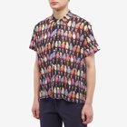 Bode Men's Parakeet Print Vacation Shirt in Multi
