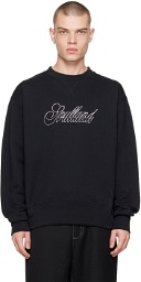 Soulland Black Hand Drawn Sweatshirt