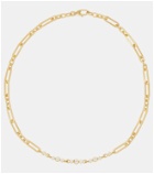 Jade Trau Paige 18kt gold chain necklace with diamonds