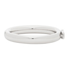 Versace Silver Greca Band Bracelet