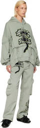 Collina Strada Green Cargo Sweatpants