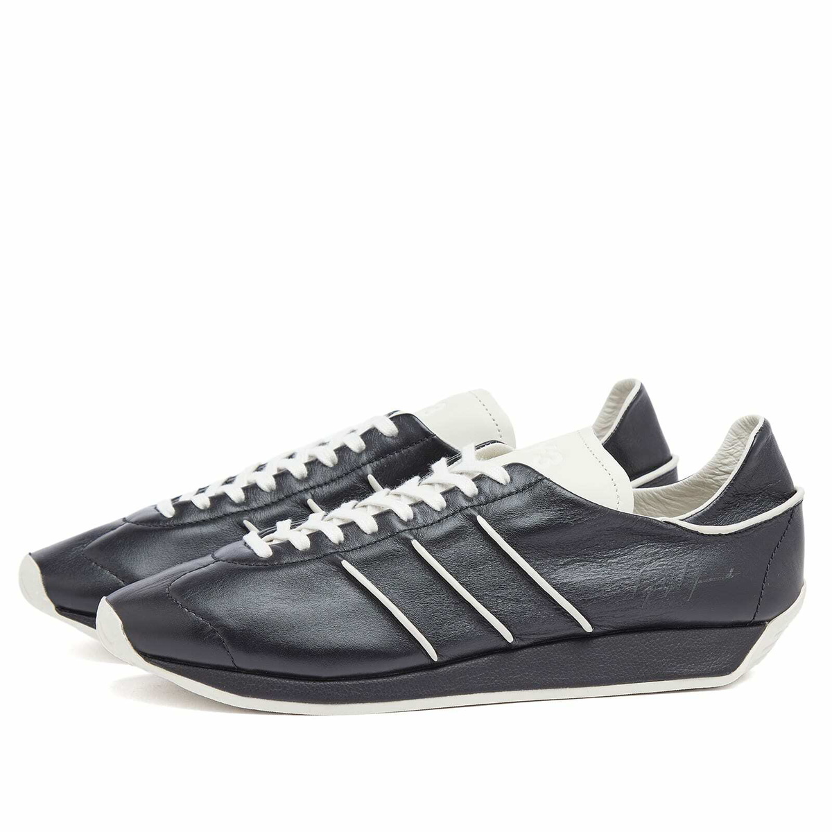 Y-3 Men's Country in Black/Talc Y-3