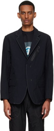 and wander Black Nylon Blazer