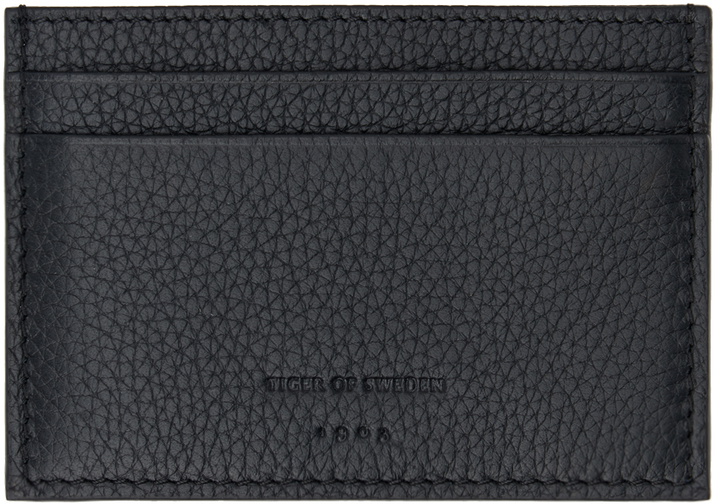 Photo: Tiger of Sweden Black Wharf Card Holder